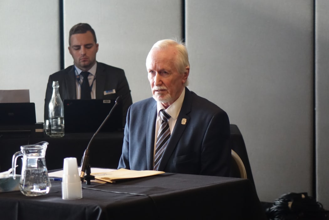 Dr David Chaplow - speaking on the third day of the Livingstone inquest in Dunedin.