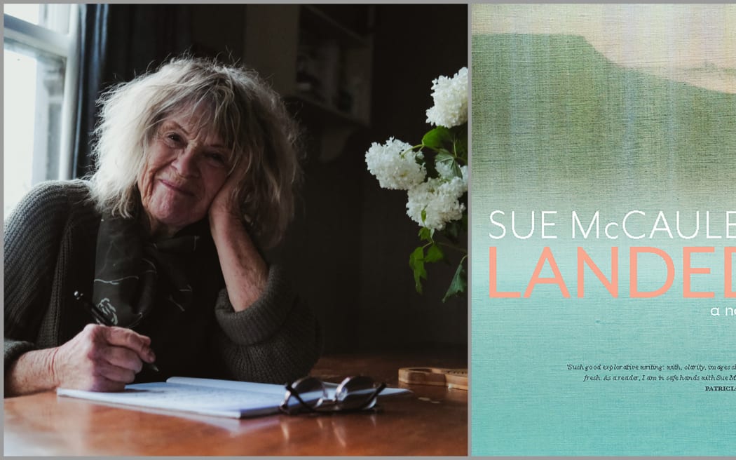Author portrait, book cover