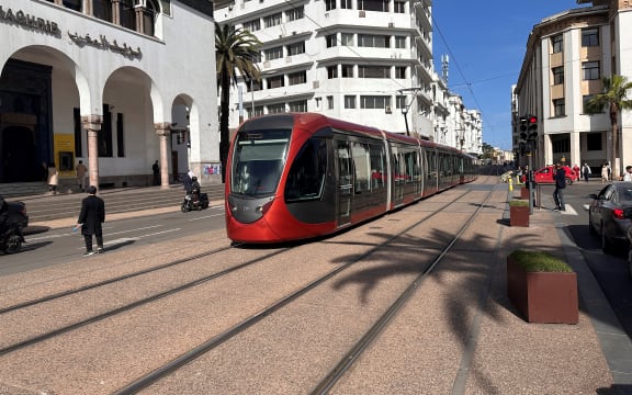 Tram in Casablanca.