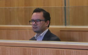 Wallace Tamamotu Te Ahuru in court.
