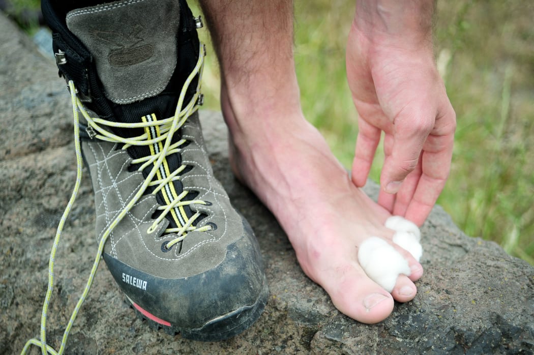 Merino wool blister protecter