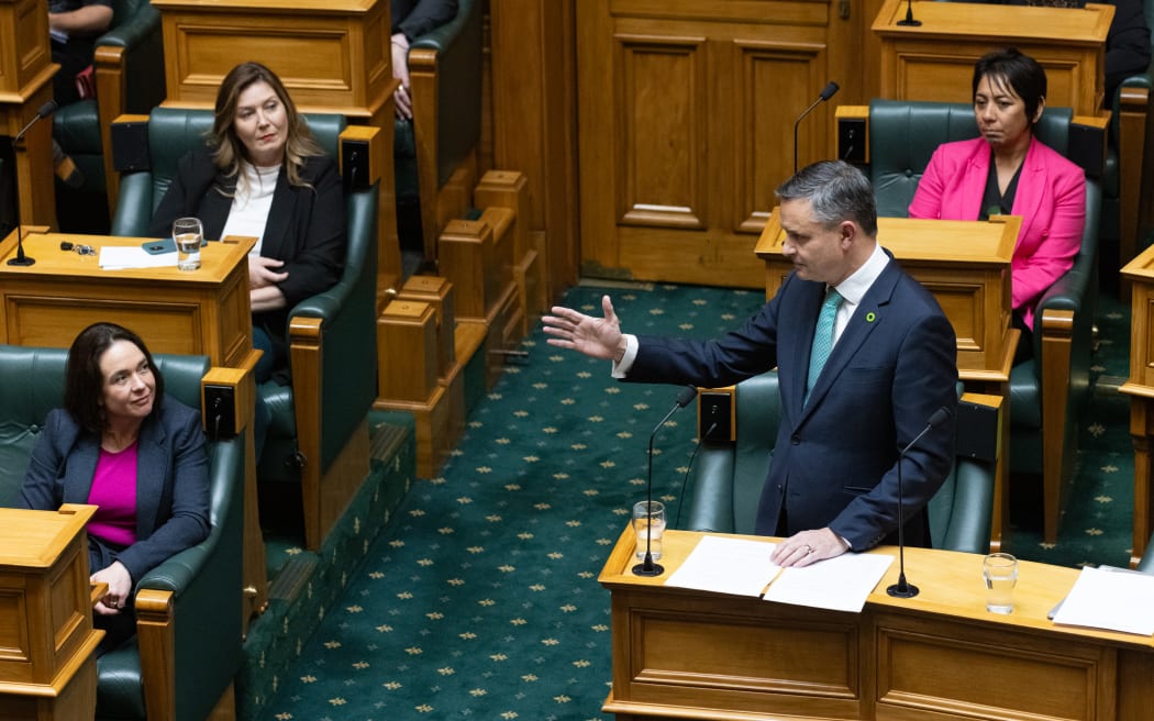 Retiring Green Party MP James Shaw delivers his valedictory speech.