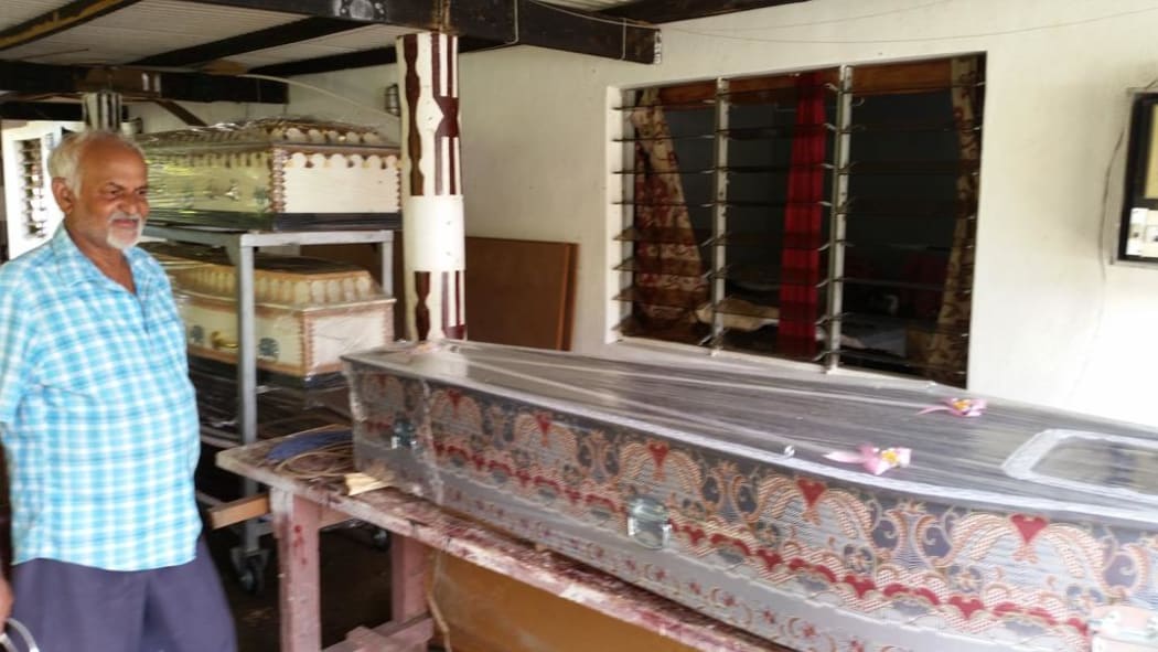 Rakiraki funeral director, Hemant Chand.