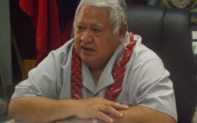 Samoa's PM speaking at his first New Year 2017 radio programme.