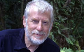 Richard Nunns at Karori Wildlife Sanctuary during the recording of He Ara Pūoro.