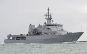 The HMNZS Wellington.