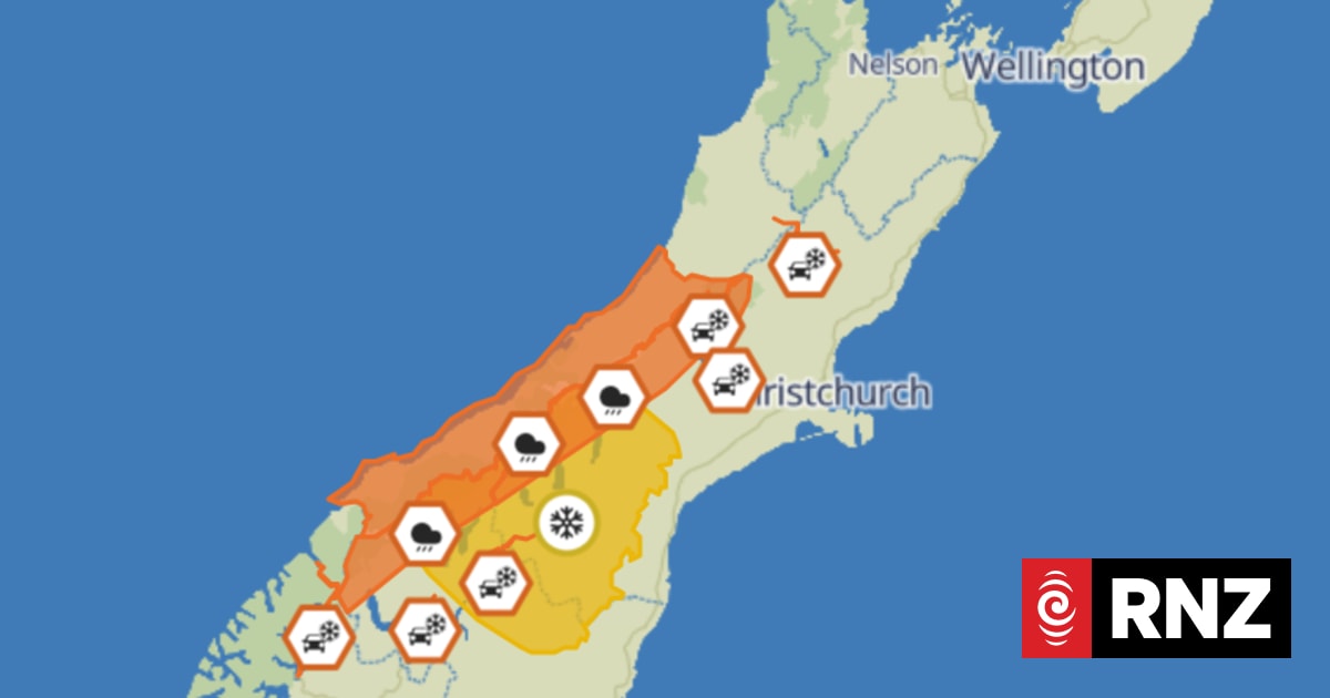 Weather: Highways closed as rain and snow trigger warnings