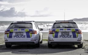 A search and rescue team at Raumati Beach.