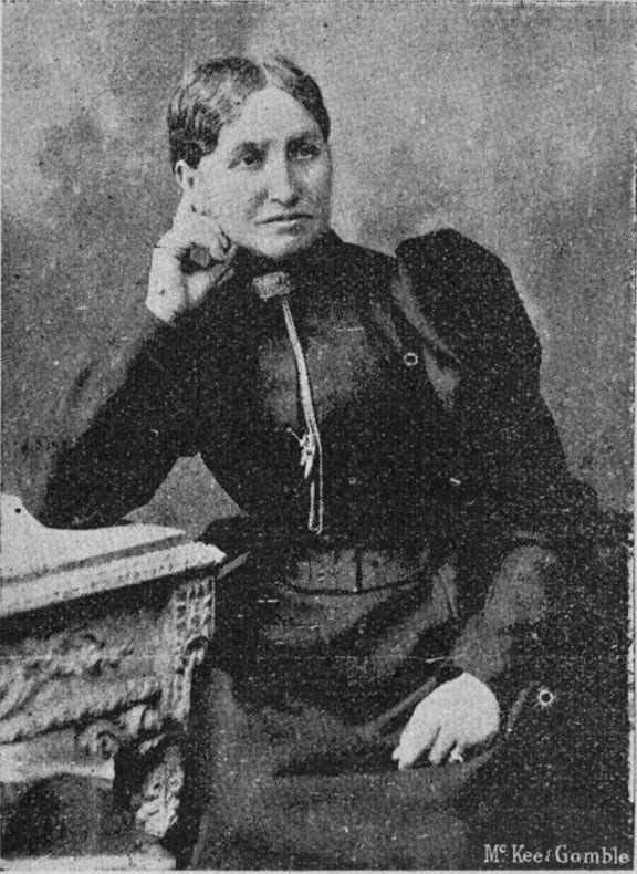 An image of Elizabeth Yates, the first female mayor in the British Empire.