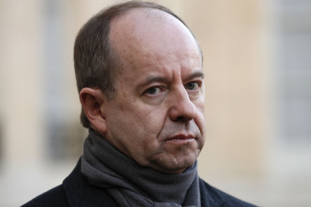 French Justice Minister Jean-Jacques Urvoas leaves following a cabinet meeting at the Elysee presidential palace in Paris on December 10, 2016.