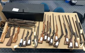 Firearms seized by the Tai Rāwhiti Police Investigations Team on 11 July.