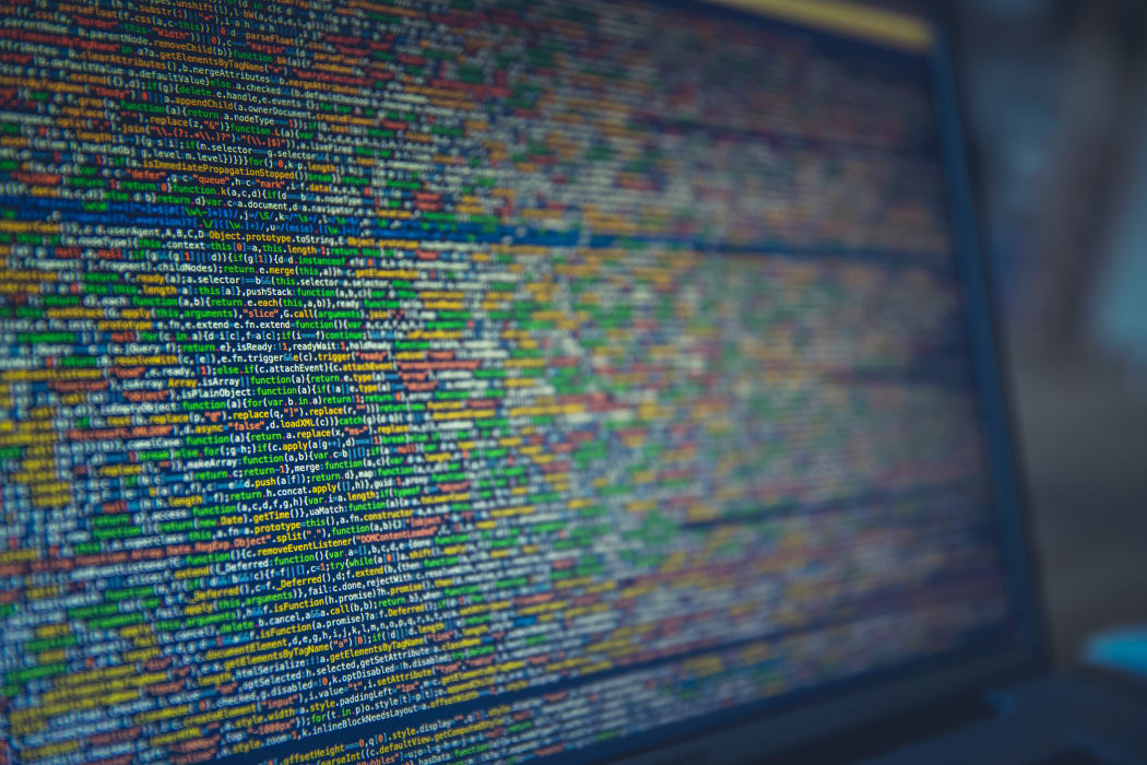 Complicated computer code. data. code. encryption