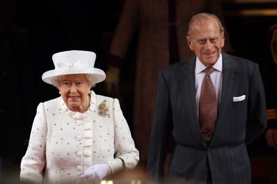 Britain's Queen Elizabeth II and her husband Prince Philip, The Duke of Edinburgh in Germany last year.