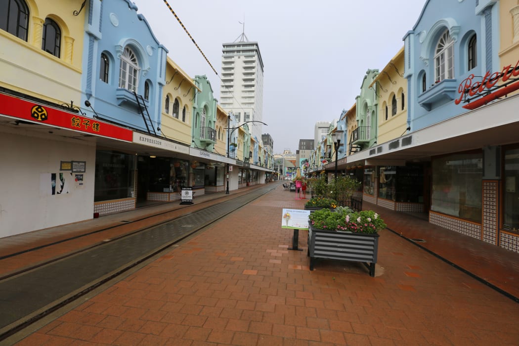 New Regent Street in Christchurch.