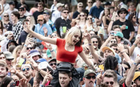 The crowd at Christchurch's Electric Avenue festival