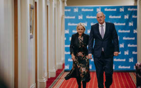 New National Party leader Todd Muller and deputy Nikki Kaye.