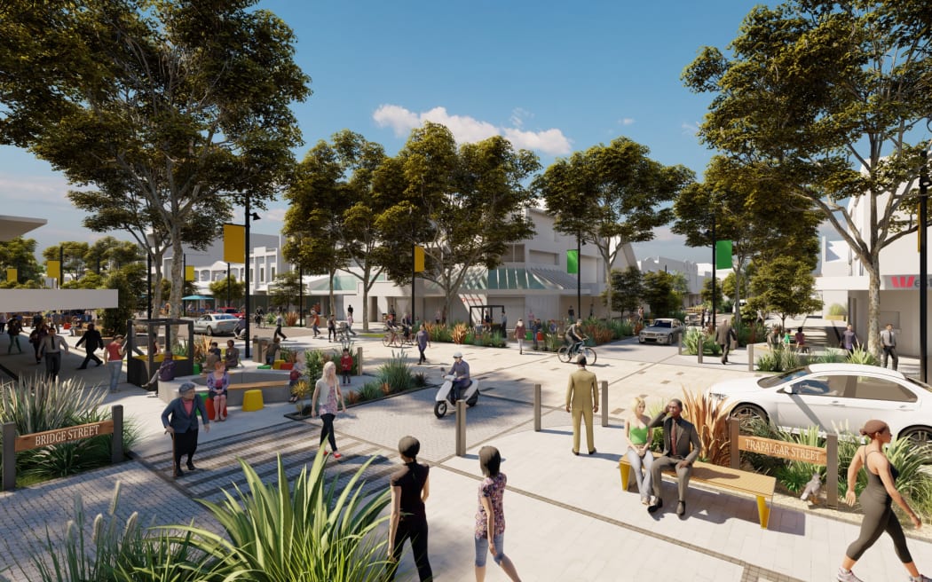 Council wants to turn Bridge Street into a linear park to increase the city's amenity value.