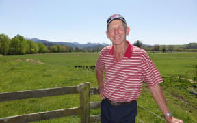 Peter Phillips on his sheep and cattle farm in Tapawera, near Nelson.