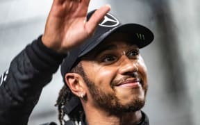 Mercedes driver Lewis Hamilton.