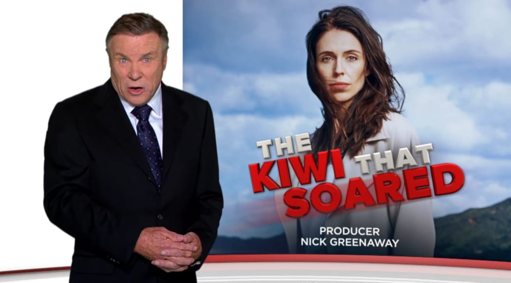 Charles Wooley introduces his report on Jacinda Ardern for Channel 9 in Australia.