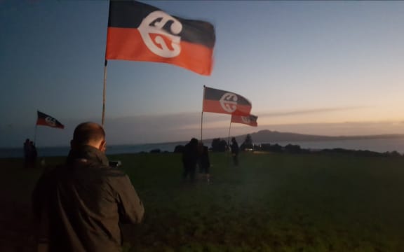 A dawn ceremony this morning marked 40 years since the protest ended at Takaparawhau.