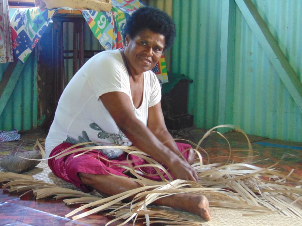 Women in Nakorotubu district, Fiji, use weaving to boost incomes after Cyclone Winston which damaged homes and ruined livelihoods in the area.