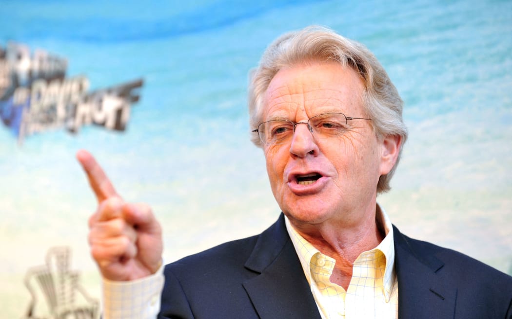 File photo, taken in August 2010, of talk show host Jerry Springer arriving at the Comedy Central Roast of David Hasselhoff held at Sony Pictures Studios in Culver City, California.