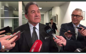 Only in NZ: Acting PM Winston Peters fielding questions on allegedly being late to an early morning TV interview
