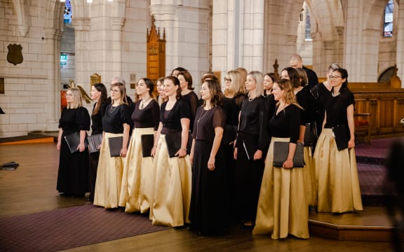 The Auckland women's choir Luminata Voices in concert in St Matthew's-n-the-City.