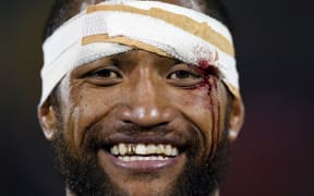 The Warriors' wing Manu Vatuvei after the match.