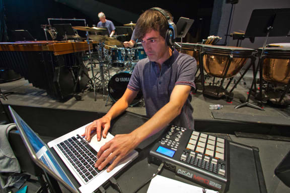 Mason Bates - Soundchecking at Santa Cruz's Cabrillo Festival