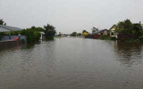 Flooding in Hokitika.