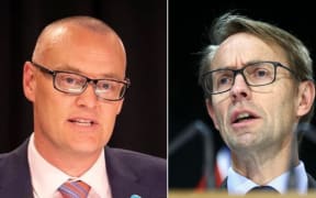 Composite image of David Clark and  Ashley Bloomfield
