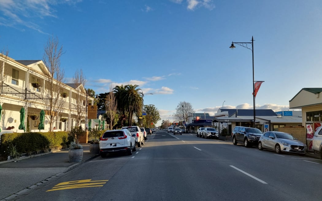 The main street of Greytown in Wairarapa.