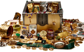 Some of the items included in Jon Collins-Black's treasure hunt.