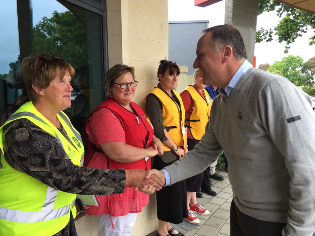 Prime Minister John Key meeting Hurunui council and civil defence officials.