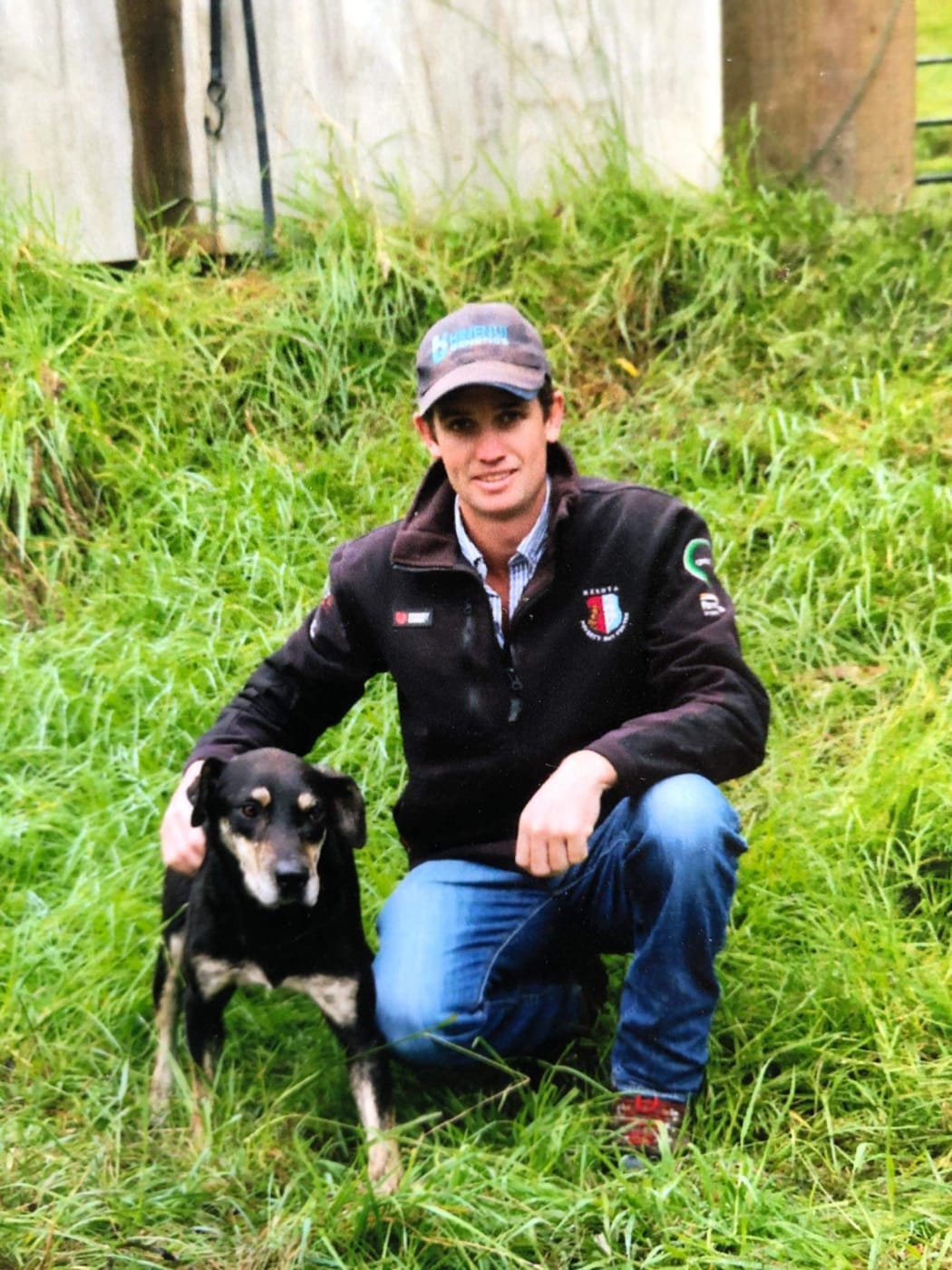 Tairawhiti farmer Henry Gaddum and his dog Tau.