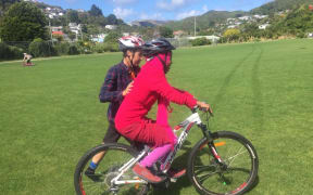 Teaching refugee women to cycle