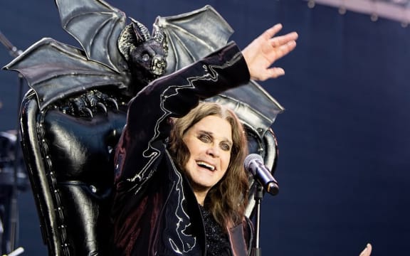 A screenshot of the announcement by Ozzy Osbourne's family of his death.