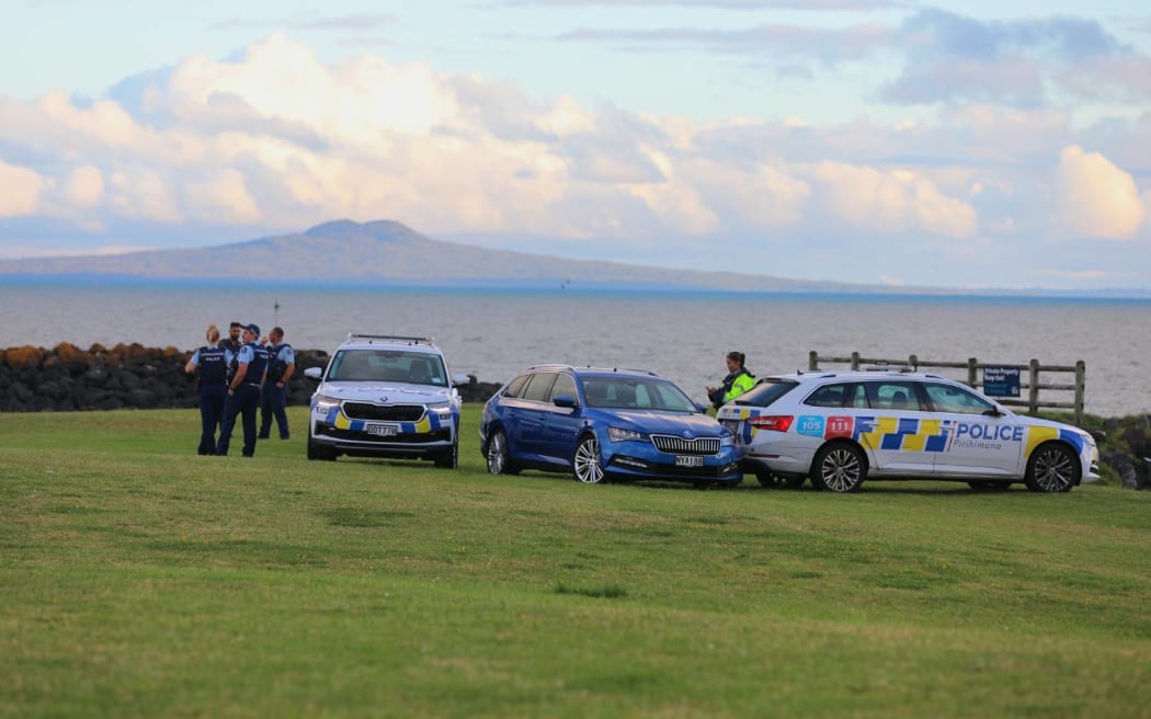 Police at Gulf Harbour