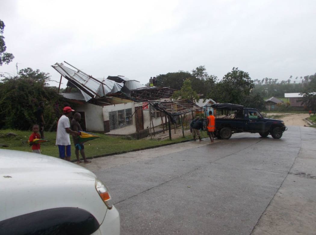 Vanuatu damage - Cyclone Hola