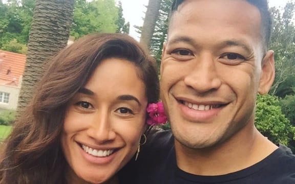 Maria Tutaia and Israel Folau.