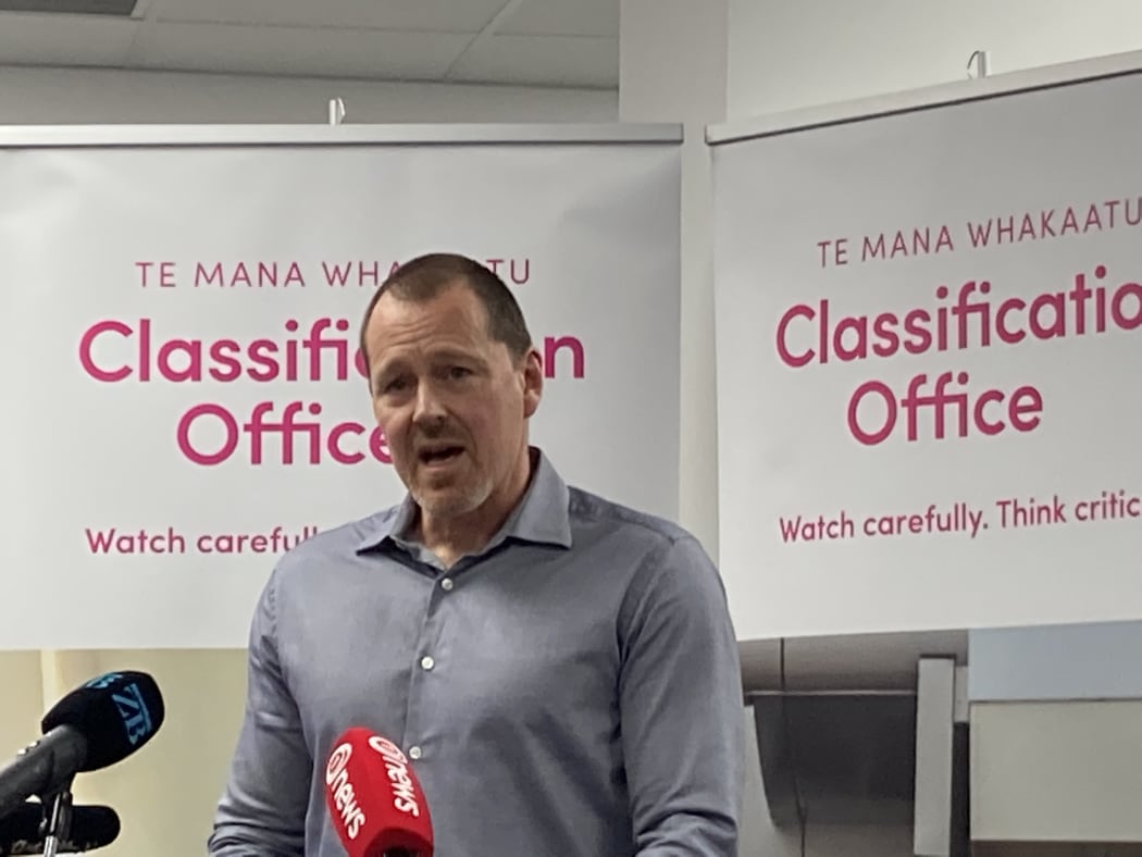 Chief Censor David Shanks launches the ‘Edge of the Infodemic’ report.