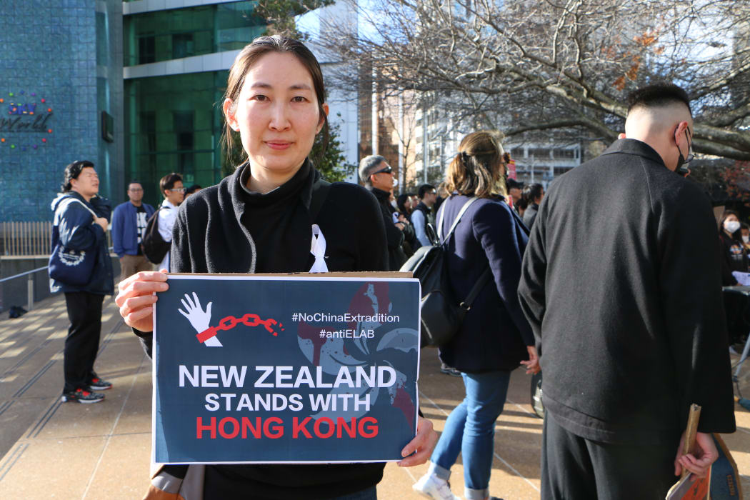Organiser of Auckland protest, Samantha Cheung