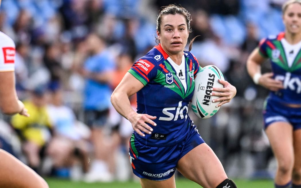 Tysha Ikenasio of the Warriors, NZ Warriors v Gold Coast Titans, Round 4 of the Telstra Women’s Premiership NRLW.