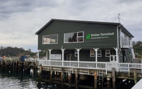 Stewart Island wharf.