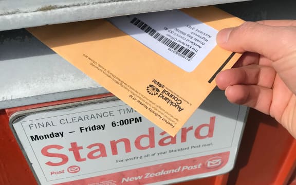 Postal voting in local body elections.