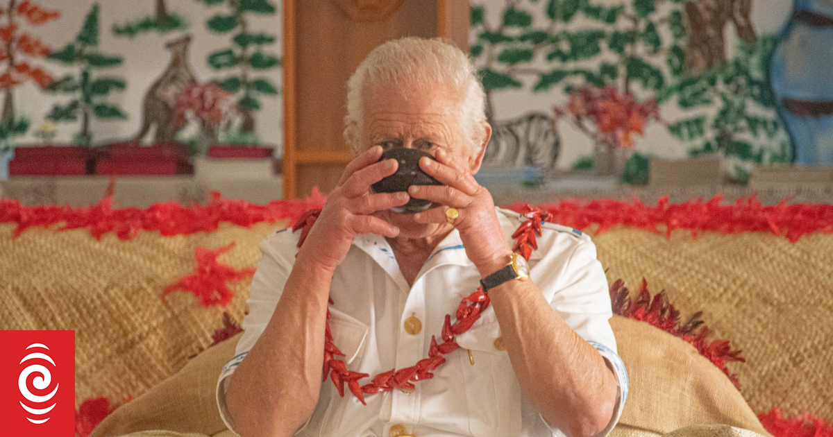 Royal kava ceremony for King and Queen in Samoa