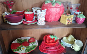 The Panel listener Amber's strawberry ceramic collection