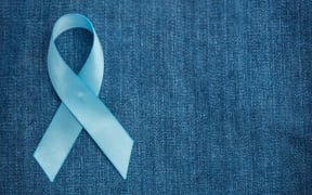A blue ribbon - used to raise awareness about prostate cancer, which affects thousands in New Zealand.